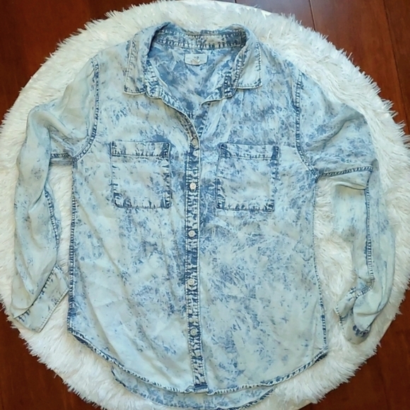 Thread & Supply Tops - Thread & Supply Acid Wash Print Junior Women's Top